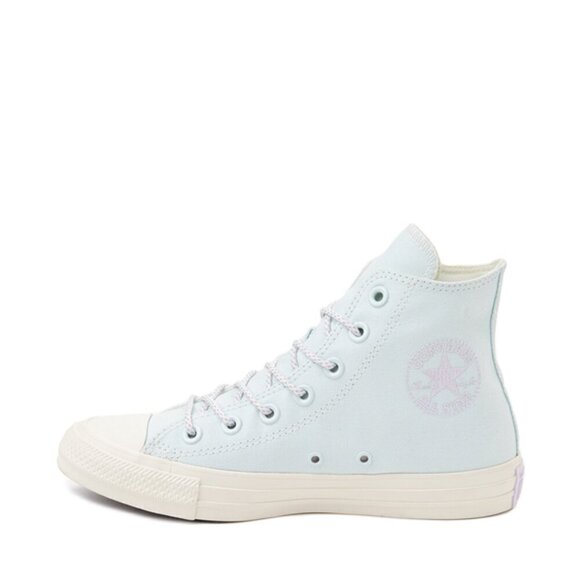 Converse Chuck Taylor All Star Hi Aqua Mist Blue High Top Sneakers Womens Size 5 - Picture 1 of 8